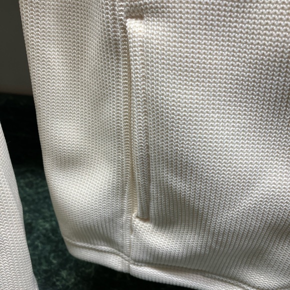 Izod fleece lined off white jacket - Picture 5 of 7